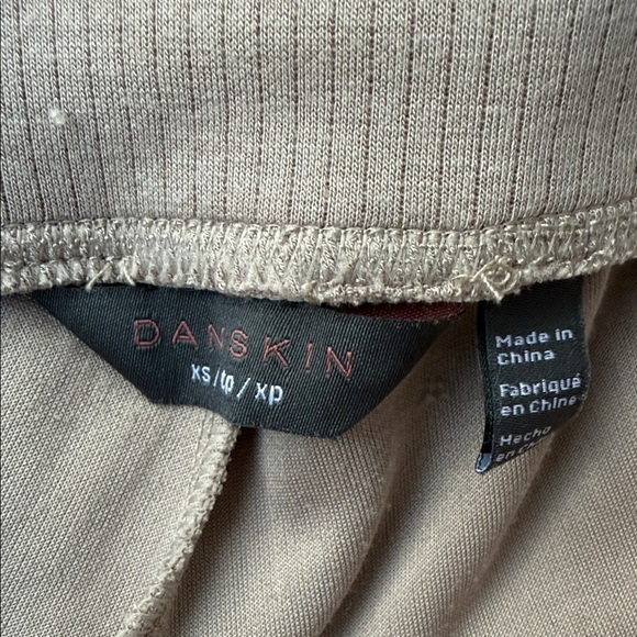 Danskin Light Gray Ribbed Joggers | Size XS - Picture 3 of 4